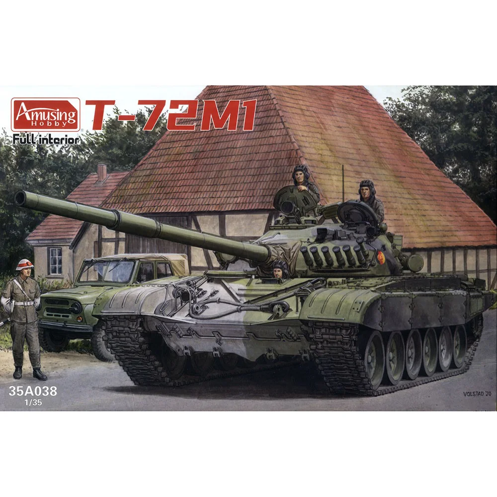 

1/35 Amusing Hobby East Germany T-72M (Full Interior） 35A038