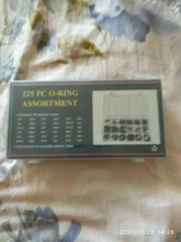 Anillos de goma de silicona de anillo O junta NBR VMQ FKM sellado O anillos arandela de nitrilo de oring conjunto Kit de surtido de conjunto de caja de anillo