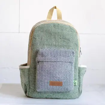 

Рюкзак из конопли Тамель, яркие полоски