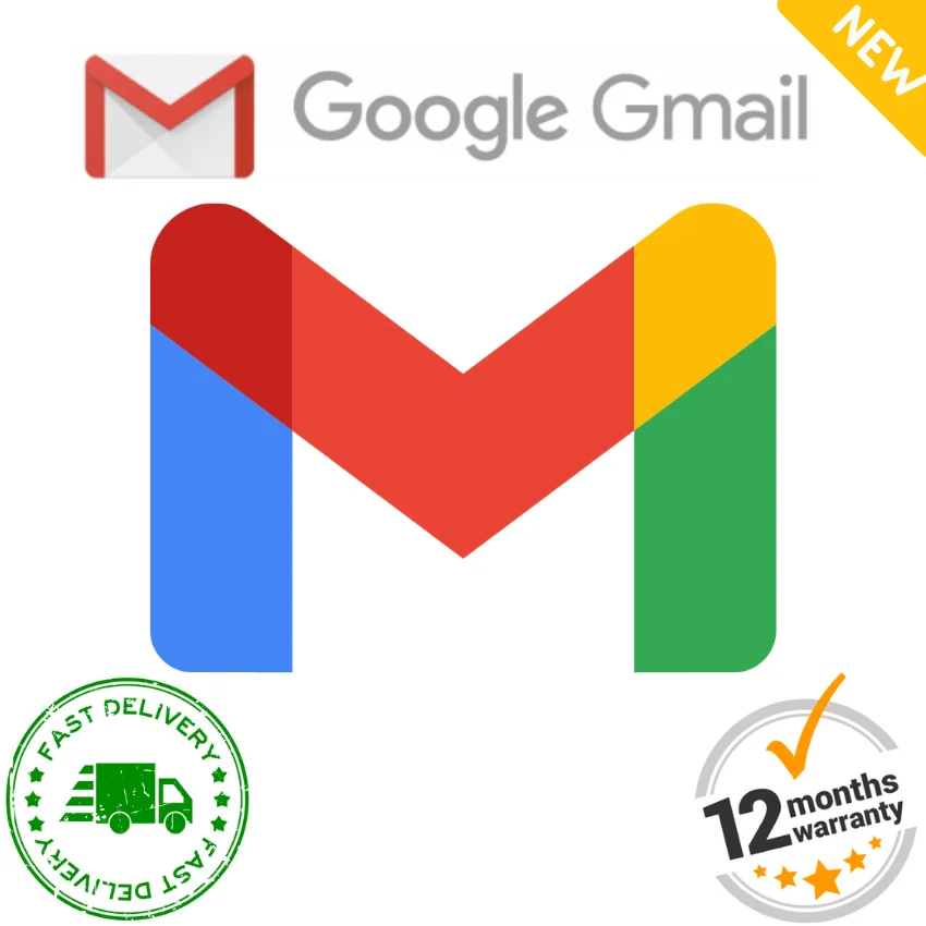 Nuevo Gmail cuenta de Google 1-verificado y garantía de nuevo fresco-entrega rápida