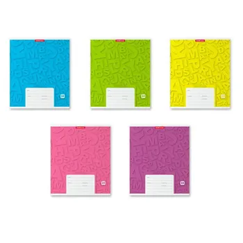 

Notebook school student "typography letters" 24 sheets, ruler erichkrause 40037ek