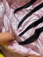 Missanna-mechones de tejido suave brasileño, extensiones de cabello humano Remy Natural grueso, 30, 32, 34, 36, 38 y 40 pulgadas, 1/3/4 Uds.