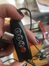 Lámpara de escritorio de lupa plegable profesional, luz LED de lectura con tres modos de atenuación, fuente de alimentación USB, 5 aumentos