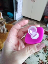 1Pc de silicona bebé chupetes tipo mordedor chupetes chupete de bebé de beso rojo labios tonto chupetes bebé cuidado Dental