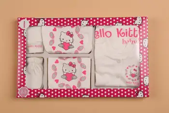 

2020 Autumn Baby Girl Long Sleeve Bodysuit Anime Print Cotton Romper Overalls Newborn Brand Baby Clothes 7 Pieces 0 to 3 Months