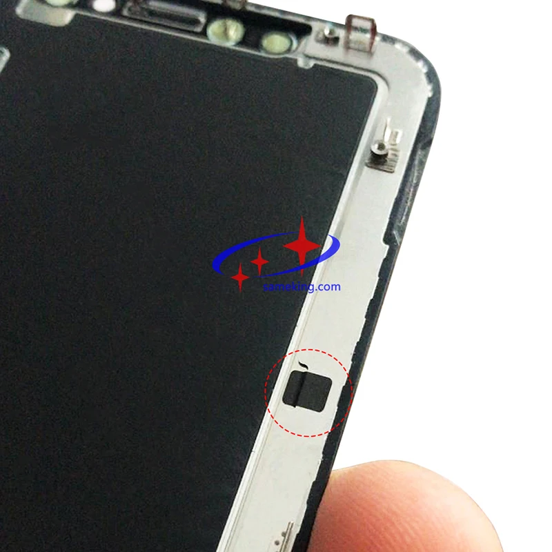 ЖК-черный sqaure стикер для рамки для iphone x/xs max, 99 шт в партии