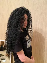 FASHION IDOL-mechones de pelo rizado Afro, extensiones de cabello sintético de Color rubio 613, Color natural, 6 uds., 20, 22 y 24 pulgadas