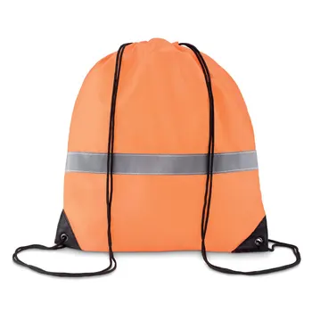 

Lot 25 PCs rope Bag reflective STRI neon orange, Measures 36X40CM