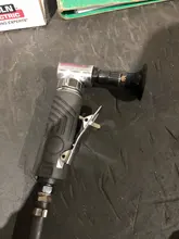 Amoladora de ángulo de aire de 1/4 pulgadas, amoladora neumática de 90 grados, máquina pulidora de corte, juego de herramientas de grabado con llave Wre