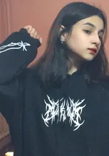 Sudadera con capucha de manga larga para mujer, ropa de verano con estampado harajuku de talla grande, estilo coreano