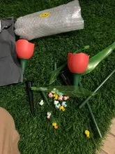 Flower-Lamp Solar-Light Tulip Path Yard Waterproof Garden Outdoor Lawn-Insert Multi-Color
