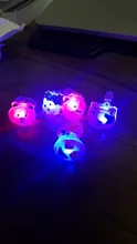 Anillos luminosos con luz Led para niños, juguetes luminosos con dibujos animados, 5 uds.