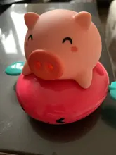 Cerdo de juguete de dibujos animados para bebé, juguete de agua clásico para bebé, Tortuga de natación infantil, cadena enrollada, relojería, juguete de playa para niños, 1 ud.
