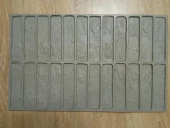 

NEW Polyurethane Molds BRICK 24 pieces for Concrete Plaster Wall ARTIFICIAL Stone Cement Tiles Decorative wall molds