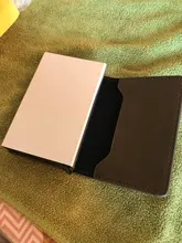 Bycobecy 2021 tarjeta de crédito titular de la cartera de las mujeres de los hombres de Metal RFID Vintage bolso de cuero de poliuretano Crazy Horse Banco titular de caso