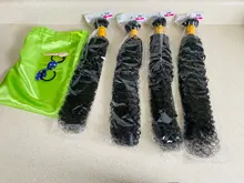 30 32 34 36 40 pulgadas 1 3 4 mechones de pelo brasileño Pelo Rizado mechones 100% doble del pelo humano tramas de Remy de pelo de moda