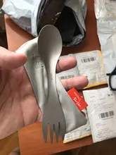 Titanium Spoon Tableware Fork Ultralight Tito Outdoor Camping Picnic Pure