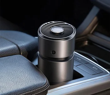 

Car air purifier baseus breeze fan air freshener for vehicles-Silver (supplier)