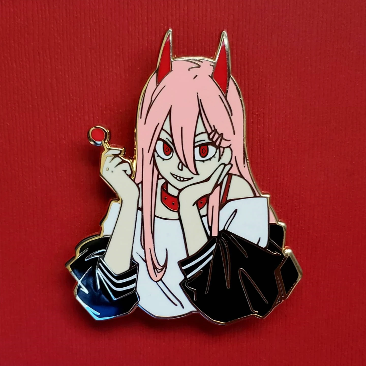 Chainsaw Man Csm Power And Kobeni Manga Panel Hard Enamel Pin