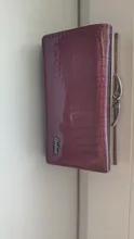 HH-cartera y monedero de piel auténtica para mujer, monedero pequeño de lujo
