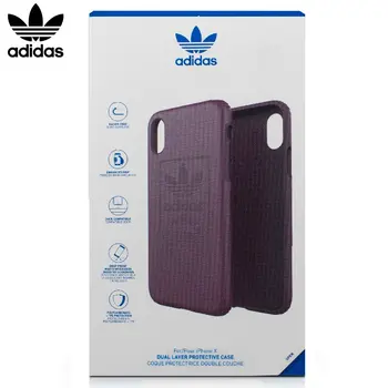 

IPhone case X / iPhone XS license Adidas Hard purple