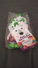 8 Uds de alta calidad con cierre exprimido fresco bolsas práctica bebé destete comida puré de reutilizable apretar para recién nacido