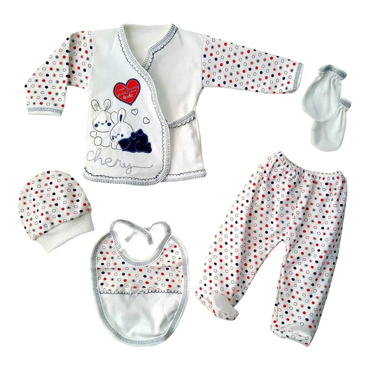 

Chery Heart Rabbit Laci Red 5 li Baby Hospital Output Set