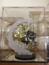 Caja de almacenamiento de exhibición de acrílico transparente caja Perspex para Kit de modelismo muñeca modelo coches figuras coleccionables (LxWxH), hecho a medida