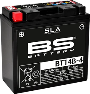 

BATTERY BS SLA YT14B-4
