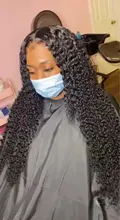 Paquete de extensiones de pelo brasileño ondulado y mojado, paquete de extensiones de cabello humano ondulado de 30 pulgadas con cierre, 4 / 3 unidades
