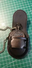 Funda trasera para Reloj clásico de bolsillo para hombre, estuche de almacenamiento, bolsita monedero, bolso con cadena