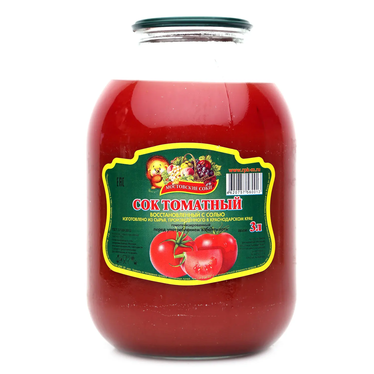 томатный сок в литровых банках