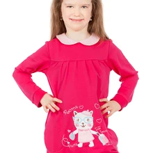 Платье для девочки Viva Baby D1803-1, фуксия