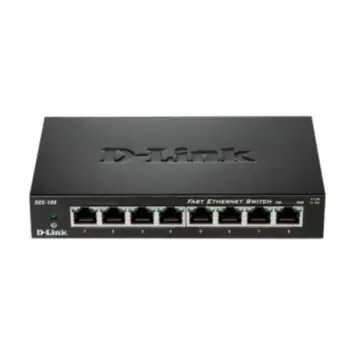 

Switch D-Link DES-108 8 p 10 / 100 Mbps