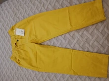 Pantalones harén de algodón para mujer, pantalón vaquero informal combinado con cintura elástica, de talla grande, amarillo y blanco, D321, novedad de verano