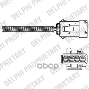 Датчик Кислорода Citroen Berlingo, Peugeot Partner 1.4 Es20272-12b1 Delphi арт. ES20272-12B1