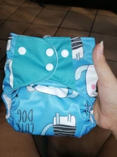 [Simfamily]-Conjunto de pañales para bebé, pañal de tela lavable reutilizable, cubierta ajustable ecológica, 3-15kg