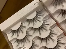 Wispies Lashes Extension-Tools Faux-Mink-Hair Natural Long 5pairs Full-Volume-Fluffy