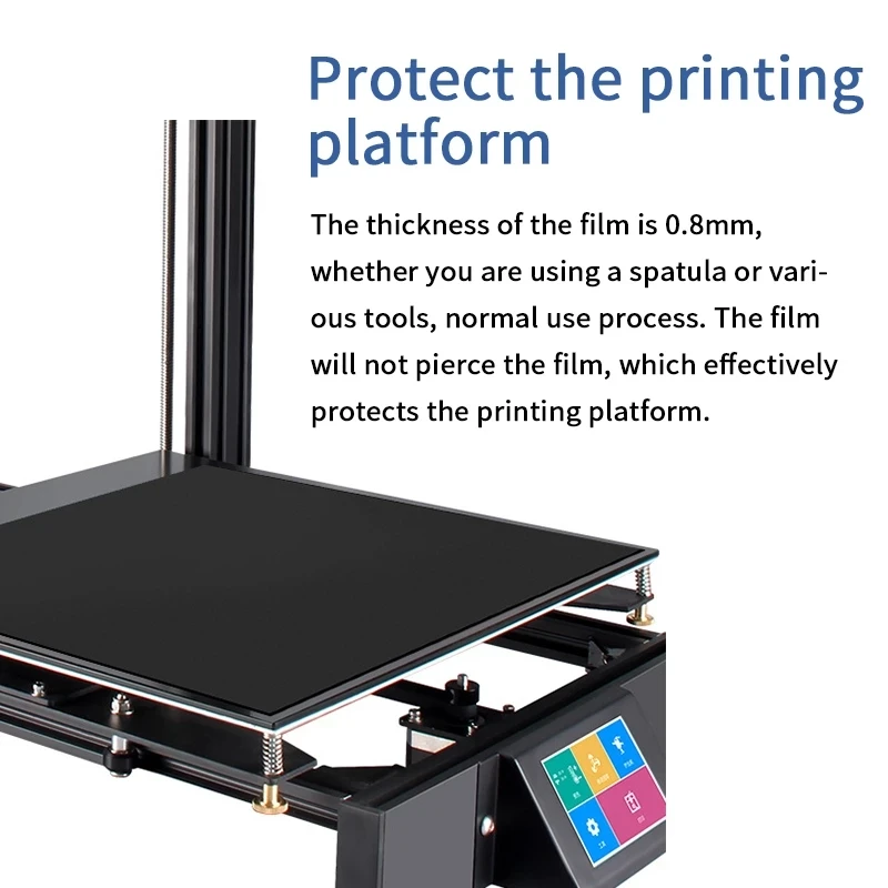 Soft Magnetic Print Bed 3D Printer Build Surface 235x235mm Flexible Removable Heated Bed for FDM 3D Printers Accessories 3d printed brushless motor