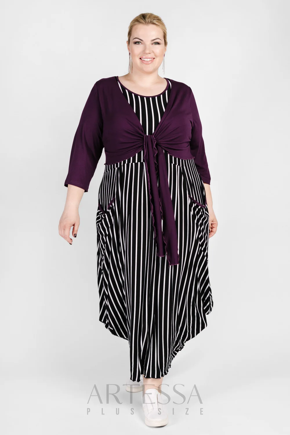 Schlussverkauf 18% OFF - Sommer kleid artessa plus größe, midi