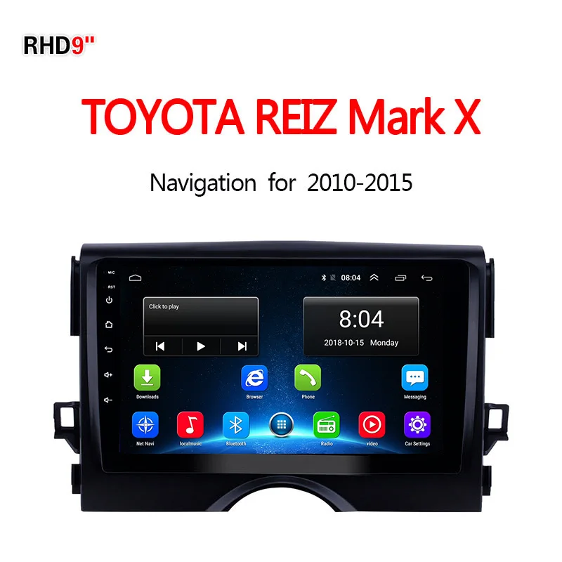 4G2G32G Lionet gps навигация для автомобиля Toyota Reiz Mark X 2010- 9 дюймов RT1054X - Размер экрана, дюймов: 4G2G32G