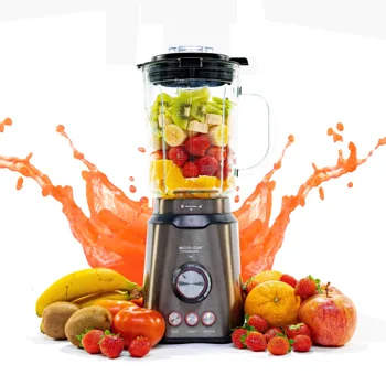 

Batidora De Vaso Titanblade Pro ECO-DE Jarra Cristal 1890 ml Thermosecur Cuchillas 6 Hojas Titanio ECO-480