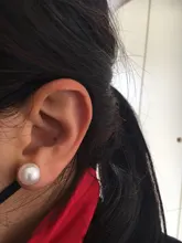 ASHIQI-pendientes de perlas naturales de agua dulce para mujer, joyería de plata de ley 925 auténtica, regalo, venta al por mayor, 2021