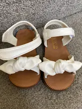 Zapatos antideslizantes informales con nudo de mariposa para bebé, sandalias de playa con punta abierta de princesa, para niño pequeño, Chico, Verano