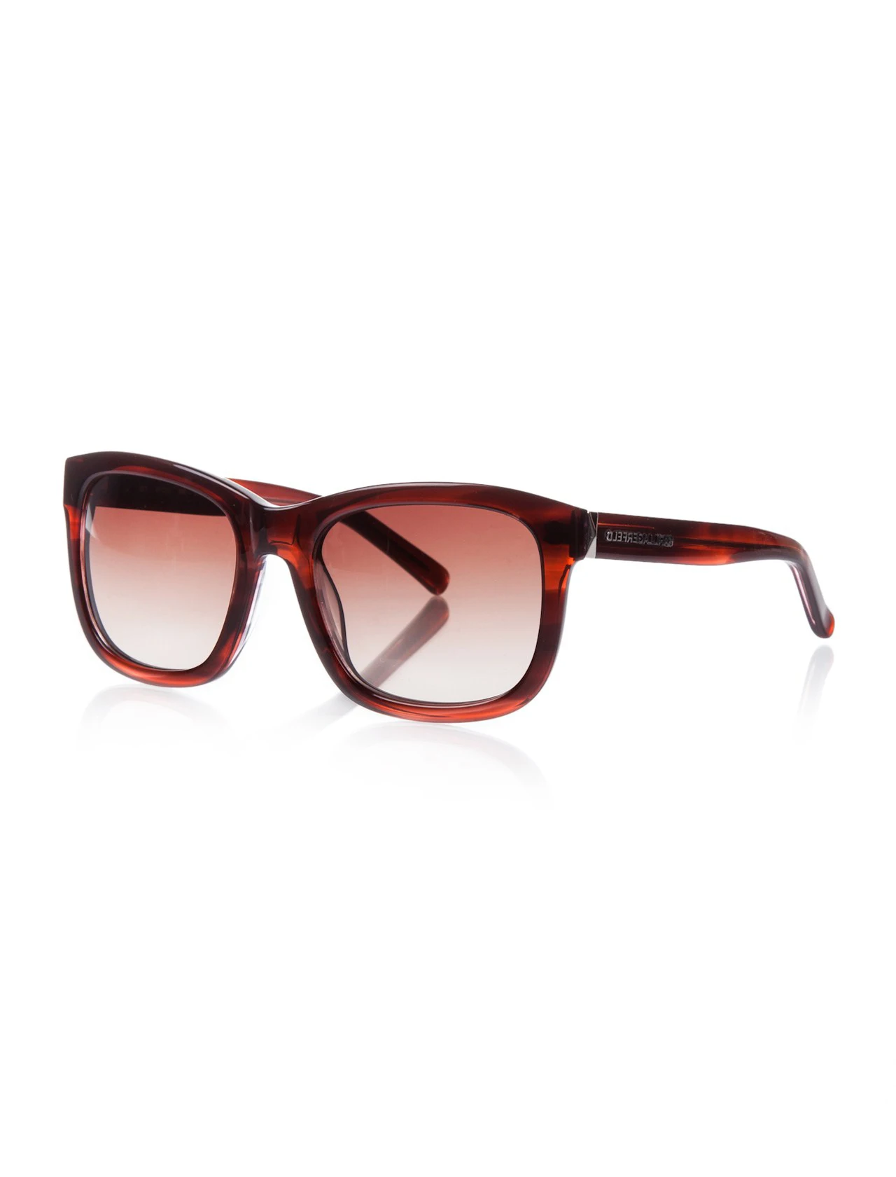 

Unisex sunglasses kl 831 064 bone Brown organic rectangle rectangular 53-19-135 karl lagerfeld