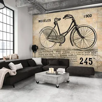 

Wall mural-Vintage bicycle-200x140 cm