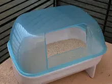 Hamster Bathroom Sauna Room Pet Small Animals Rabbit Chinchilla Toilets Cleaning L4MB