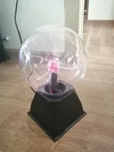 Lighting Decor Touch-Lamp Plasma-Ball Crystal Led-Night-Light Christmas Novelty Magic