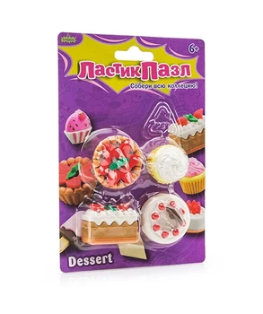 

Erastics "cakes" game set eraser-puzzle ers2015