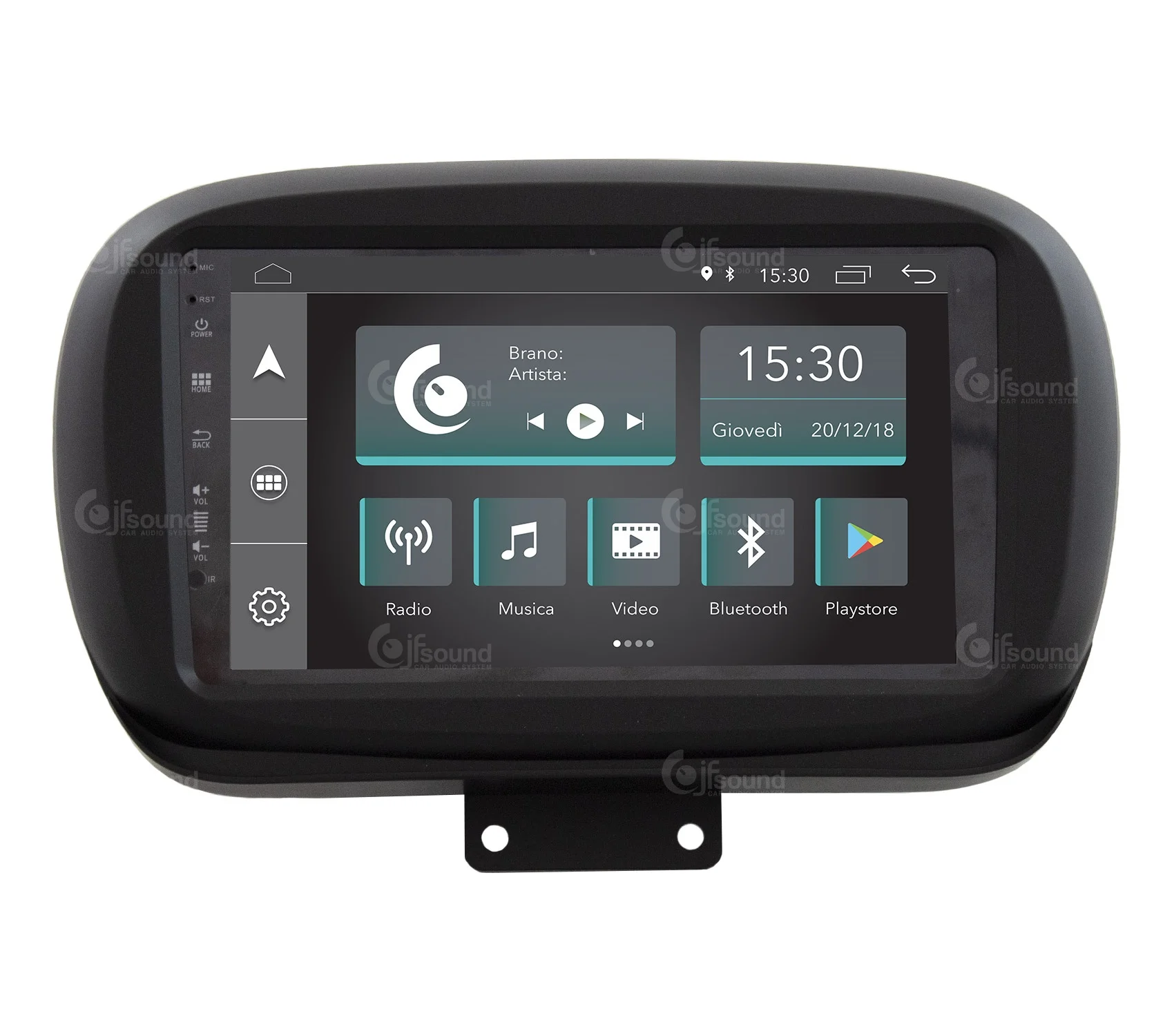 Автомобильное радио Fiat 500x Android Gps Bluetooth Wi-Fi DAB Usb Full Hd сенсорный дисплей 9 дюймов |